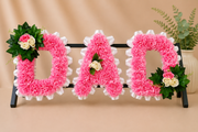 Any 3 Letter Tribute personalised artificial silk letter tribute