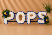 Any 4 Letter Tribute personalised artificial silk letter tribute