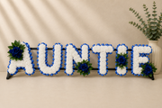 Any 6 Letter Tribute personalised artificial silk letter tribute