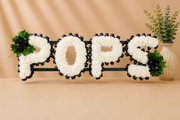 Any 4 Letter Tribute personalised artificial silk letter tribute