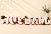 Any 7 Letter Tribute personalised artificial silk letter tribute