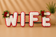 Any 4 Letter Tribute personalised artificial silk letter tribute