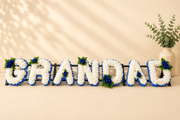 Any 7 Letter Tribute personalised artificial silk letter tribute