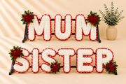 MUM, SISTER Funeral Package artificial silk funeral flower package